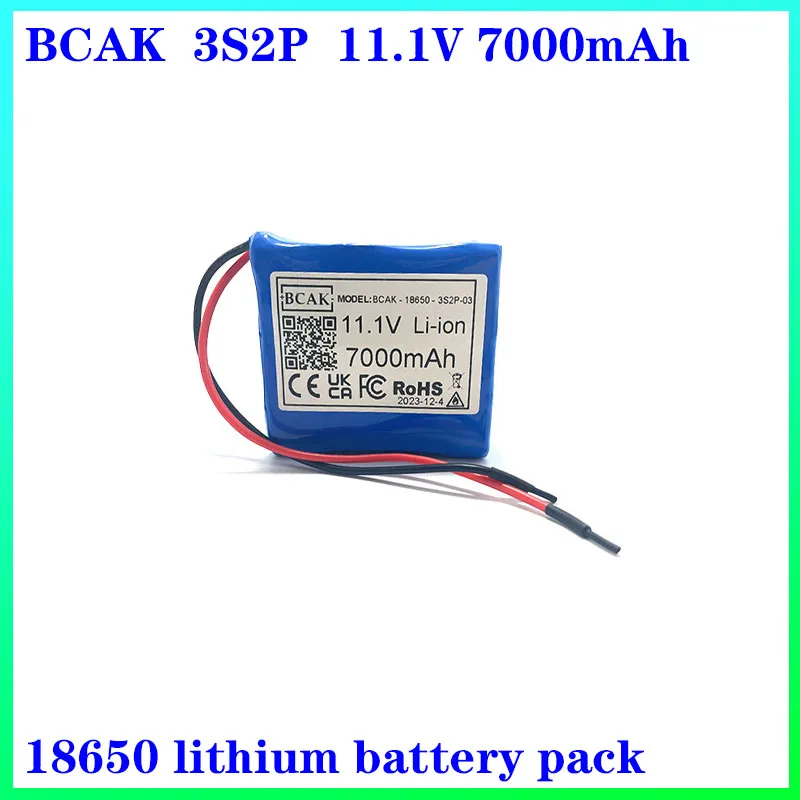 Brand New 3S2P Battery 11.1V 7000mAh 18650 Lithium Ion Battery Pack with 5A BMS for Backup Power for CCTV Cameras
Brand New 3S2P Battery 11.1V 7000mAh 18650 Lithium Ion Battery Pack with 5A BMS for Backup Power for CCTV Cameras