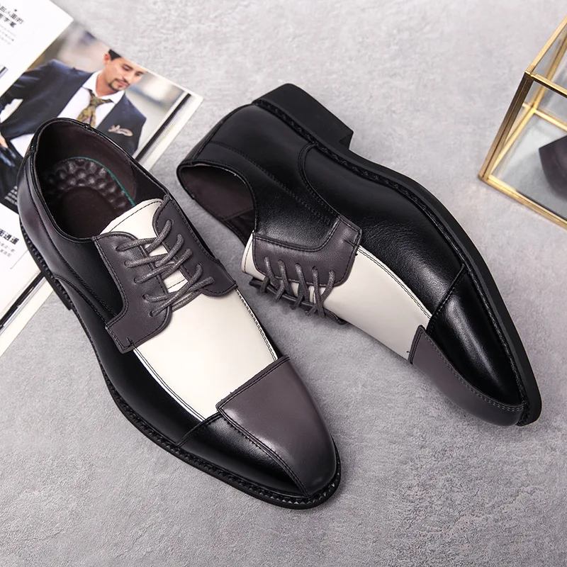 Luxury Men's Brogue Shoes Men Casual Formal Business leather Shoes Men Color Matching Wedding Shoes Italian Dress banquet Shoes
Luxury Men's Brogue Shoes Men Casual Formal Business leather Shoes Men Color Matching Wedding Shoes Italian Dress banquet Shoes