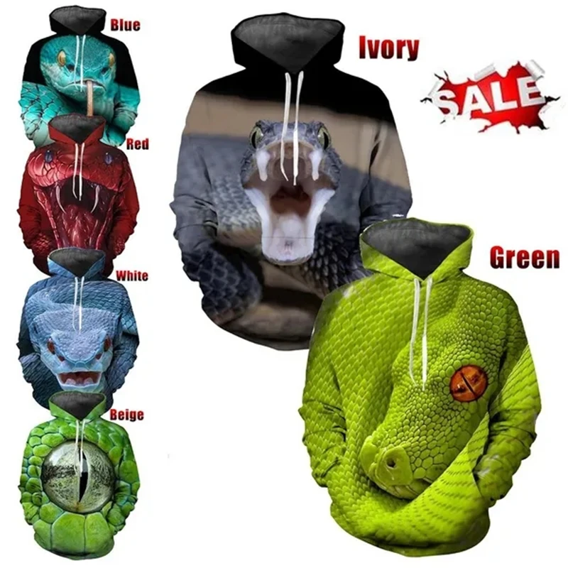 New Fashion 3D Print Graphic Hoodies Super Realistic Viper Snake Patterned Men's And Women's Fashion Mens Clothes 3D Hoodies Top
New Fashion 3D Print Graphic Hoodies Super Realistic Viper Snake Patterned Men's And Women's Fashion Mens Clothes 3D Hoodies Top