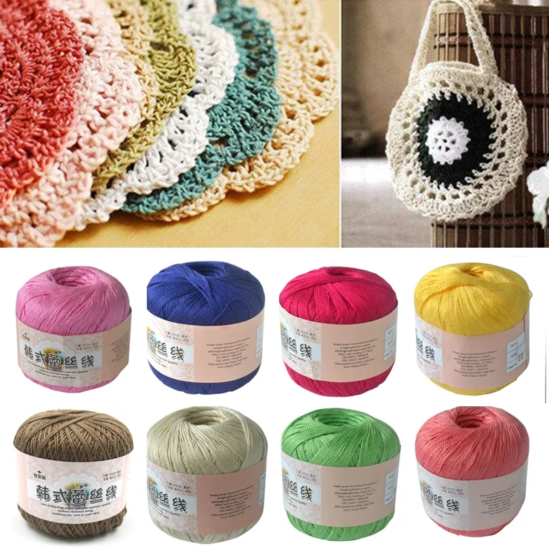 Colorful Lace Crochet Yarn, Hand Knitting Cotton Yarns, Thread Line, DIY Crafts, Sewing Accessories, 2 Ply, 50g Ball, 0.8mm
Colorful Lace Crochet Yarn, Hand Knitting Cotton Yarns, Thread Line, DIY Crafts, Sewing Accessories, 2 Ply, 50g Ball, 0.8mm