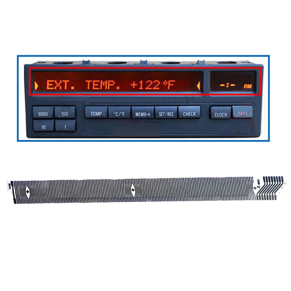 1x LCD Display Flat Ribbon Cable Fits For BMW E31 8-series 840/850 (1989-1999) With 18 Buttons On Board Computer #62136913865
1x LCD Display Flat Ribbon Cable Fits For BMW E31 8-series 840/850 (1989-1999) With 18 Buttons On Board Computer #62136913865