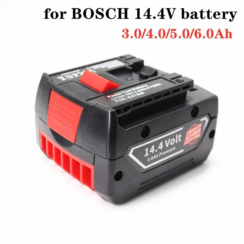 14.4V 6000mAh rechargeable lithium battery pack, suitable for Bosch cordless drill screwdrivers BAT607, BAT607G, BAT614, BAT614G
14.4V 6000mAh rechargeable lithium battery pack, suitable for Bosch cordless drill screwdrivers BAT607, BAT607G, BAT614, BAT614G