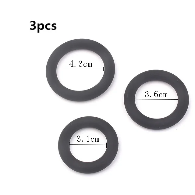 3Pcs Penis Ring Set Silicone Cock Rings Ejaculation Delay Cockring Sex Toys For Men Adult Product Dick Lock Erection Sexy Shop 3Pcs Penis Ring Set Silicone Cock Rings Ejaculation Delay Cockring Sex Toys For Men Adult Product Dick Lock Erection Sexy Shop