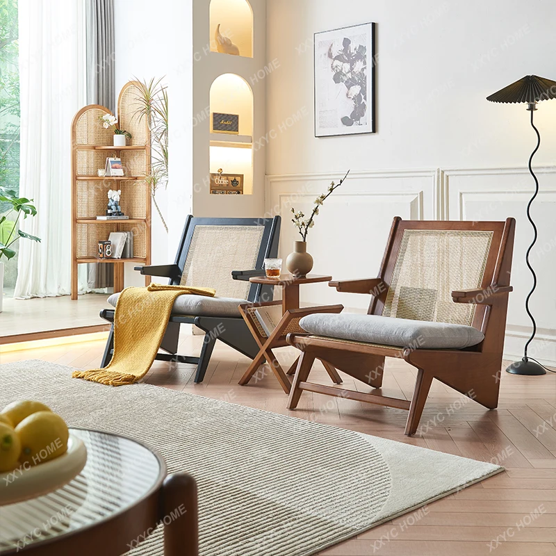 Solid Wood Single-Seat Sofa Chair Ji Ji Feng Teng Woven Net Red Reading Tea Recliner Log
Solid Wood Single-Seat Sofa Chair Ji Ji Feng Teng Woven Net Red Reading Tea Recliner Log