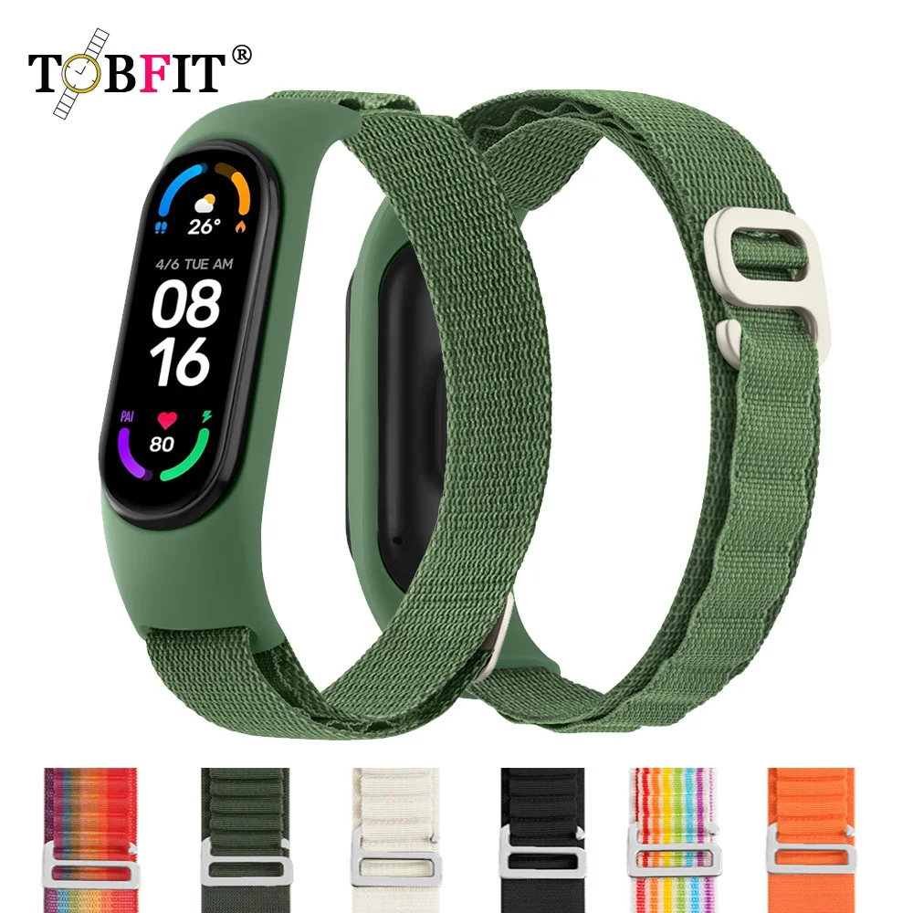 Alpine Loop Nylon Strap For Xiaomi Miband 6 5 4 3 Band Bracelet Watchband For Xiaomi MI Band 3 4 5 6 Strap Sport Wristband
Alpine Loop Nylon Strap For Xiaomi Miband 6 5 4 3 Band Bracelet Watchband For Xiaomi MI Band 3 4 5 6 Strap Sport Wristband