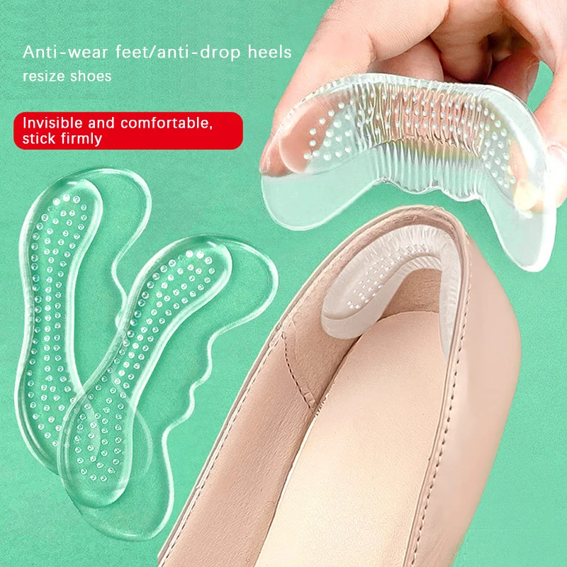 Silicone Gel Insoles for Shoes Women High Heel Liner Grips Protector Sticker Anti-Wear Shoe Heel Pad Foot Pain Relief Inserts
Silicone Gel Insoles for Shoes Women High Heel Liner Grips Protector Sticker Anti-Wear Shoe Heel Pad Foot Pain Relief Inserts