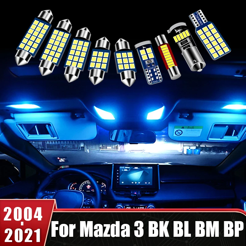 For Mazda 3 BK BL BM BP 2004 - 2008 2009 2010 2011 2012 2013 2014 2015 2016 2017 2018 2019 2020 2021 Car LED Bulbs Accessories
For Mazda 3 BK BL BM BP 2004 - 2008 2009 2010 2011 2012 2013 2014 2015 2016 2017 2018 2019 2020 2021 Car LED Bulbs Accessories