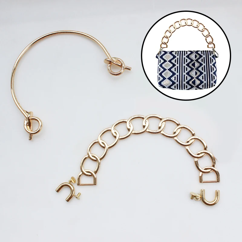 DIY Bag Handles Handbag Handles Purse Clasp Bag Handle Metal Bag Frame For Purse Geometric Durable Luggage Hardware Accessories
DIY Bag Handles Handbag Handles Purse Clasp Bag Handle Metal Bag Frame For Purse Geometric Durable Luggage Hardware Accessories