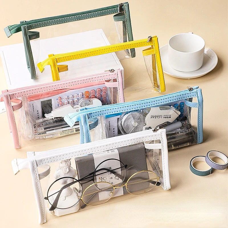 Transparent TPU Cosmetic Bag Zipper Waterproof Makeup Brushes Lipsticks Cosmetics Storage Bags Stationery Pencil Bag Case
Transparent TPU Cosmetic Bag Zipper Waterproof Makeup Brushes Lipsticks Cosmetics Storage Bags Stationery Pencil Bag Case
