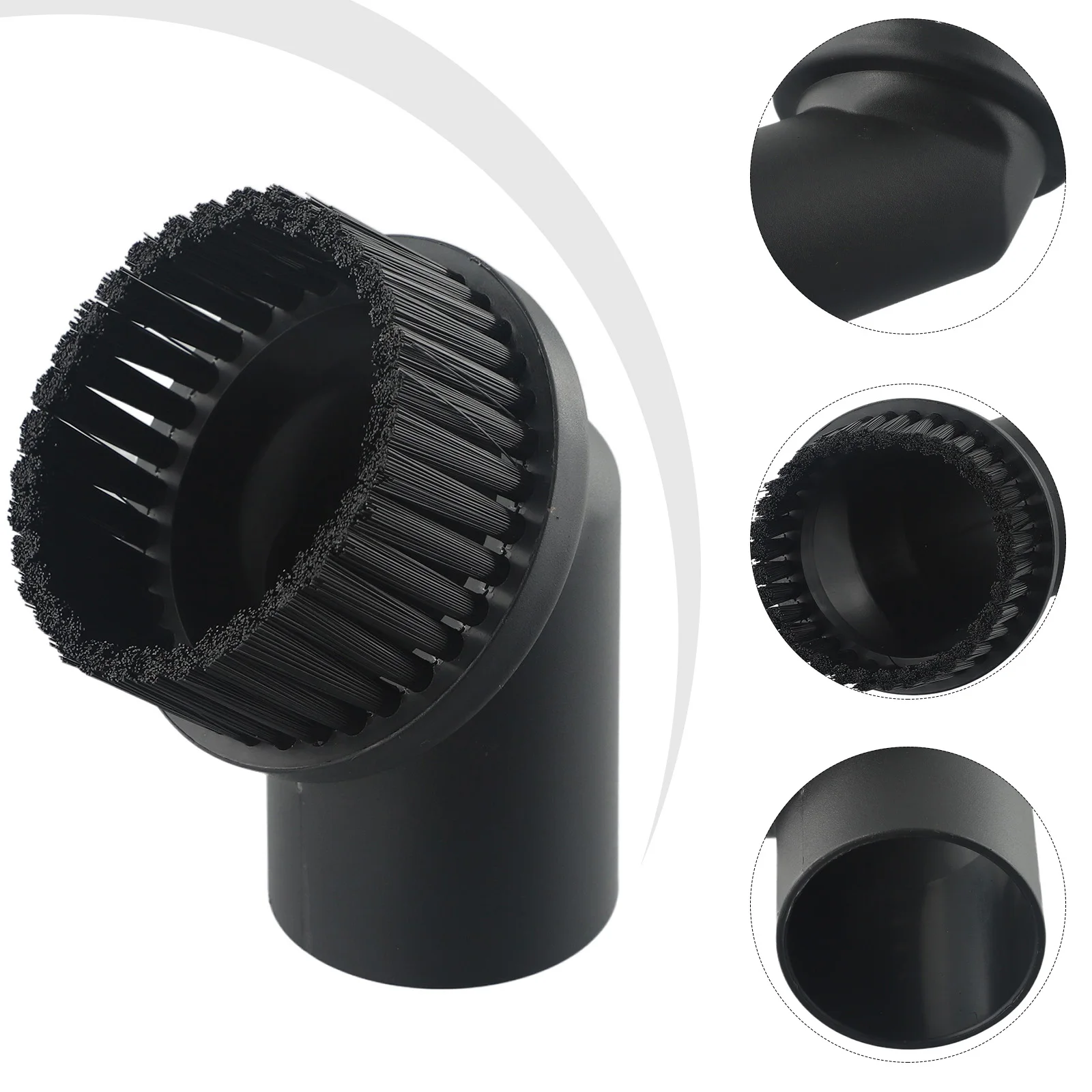 Tools Brush Head Round Tip 44mm Suction Nozzle Accessories Black PP Attachment Vacuum Cleaner Parts Durable Useful
Tools Brush Head Round Tip 44mm Suction Nozzle Accessories Black PP Attachment Vacuum Cleaner Parts Durable Useful