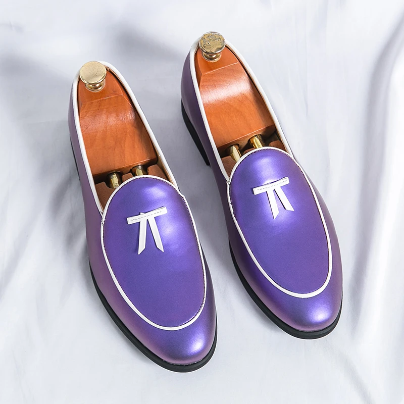New Man Walking Shoes Purple Green Patent Leather Men Flats Round Toe Moccasin Casual Driving Loafers Wedding Party Dress Shoes
New Man Walking Shoes Purple Green Patent Leather Men Flats Round Toe Moccasin Casual Driving Loafers Wedding Party Dress Shoes