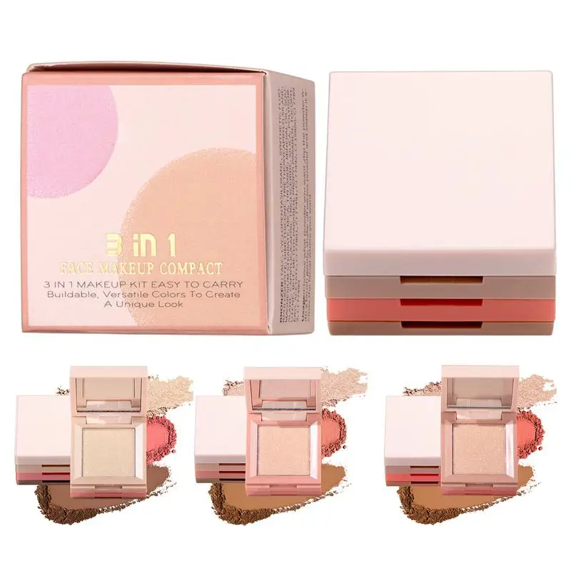 

Face Blusher Contouring Blush Waterproof Natural Female Makeup Blush Palette Face Contouring Powder Brighten for Makeup Cosmetic