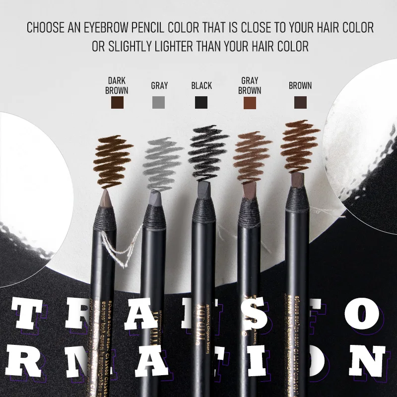 6pc Black Eyebrow pencil Cosmetic Korean makeup waterproof brow tint Enhancers Long Lasting professional accessories
6pc Black Eyebrow pencil Cosmetic Korean makeup waterproof brow tint Enhancers Long Lasting professional accessories
