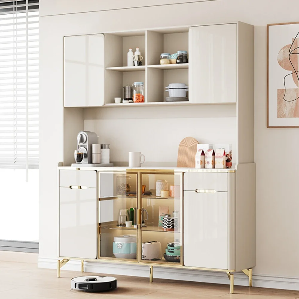 Sideboard Cabinet High Cabinet Integrated Wall Light Luxury Home Living Room Wine Cabinet Tea Cupboard Kitchen Locker
Sideboard Cabinet High Cabinet Integrated Wall Light Luxury Home Living Room Wine Cabinet Tea Cupboard Kitchen Locker