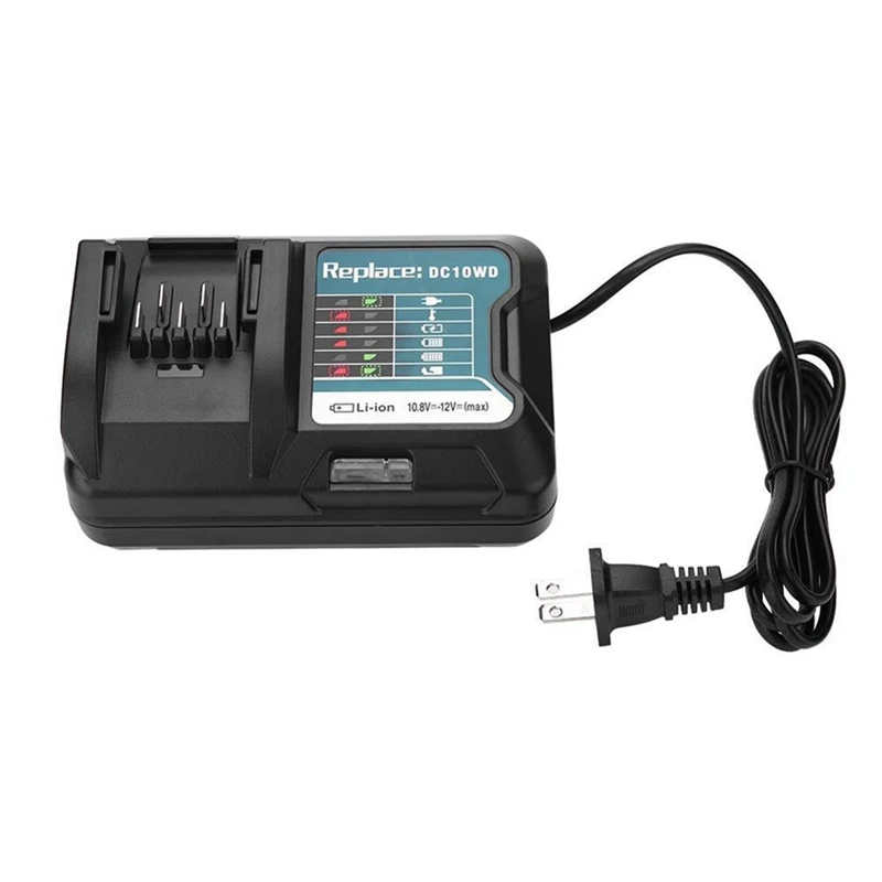 Замена зарядного устройства DC10WD для аккумулятора MAKITA, 10,8 В, 12 В, BL1016, BL1040B, BL1015B, BL1020B, BL10DC10SA, CL107FDWY, CL107DWM, вилка стандарта США
Замена зарядного устройства DC10WD для аккумулятора MAKITA, 10,8 В, 12 В, BL1016, BL1040B, BL1015B, BL1020B, BL10DC10SA, CL107FDWY, CL107DWM, вилка стандарта США