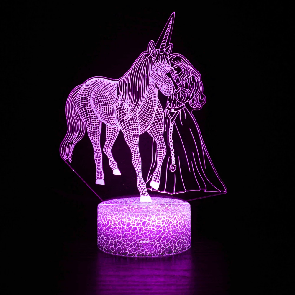 Nighdn Unicorn Night Light 3D Optical Illusion Lamp Bedside Table Lamp Sleep Child Nightlight Christmas Gifts for Girls Kids
Nighdn Unicorn Night Light 3D Optical Illusion Lamp Bedside Table Lamp Sleep Child Nightlight Christmas Gifts for Girls Kids