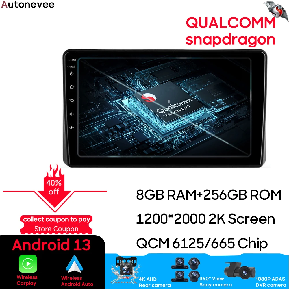 Qualcomm Snapdragon Android 13 For Nissan Teana J31 2003 - 2008 Car Radio Multimedia Video Player GPS Navigation Rear camera
Qualcomm Snapdragon Android 13 For Nissan Teana J31 2003 - 2008 Car Radio Multimedia Video Player GPS Navigation Rear camera