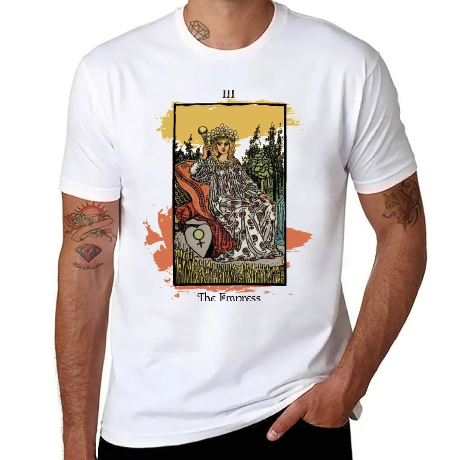 Футболка Empress - Tarot с надписью, большие размеры, тяжелые принты с животными для мальчиков, дизайнерские футболки на заказ для мужчин
Футболка Empress - Tarot с надписью, большие размеры, тяжелые принты с животными для мальчиков, дизайнерские футболки на заказ для мужчин