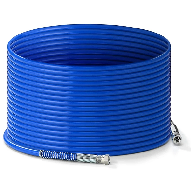 Airless Paint Sprayer Hose Polyester Fiber 50 FT X 1/4 Inch 3300PSI Max W.P 3600 PSI (250Bar)
Airless Paint Sprayer Hose Polyester Fiber 50 FT X 1/4 Inch 3300PSI Max W.P 3600 PSI (250Bar)