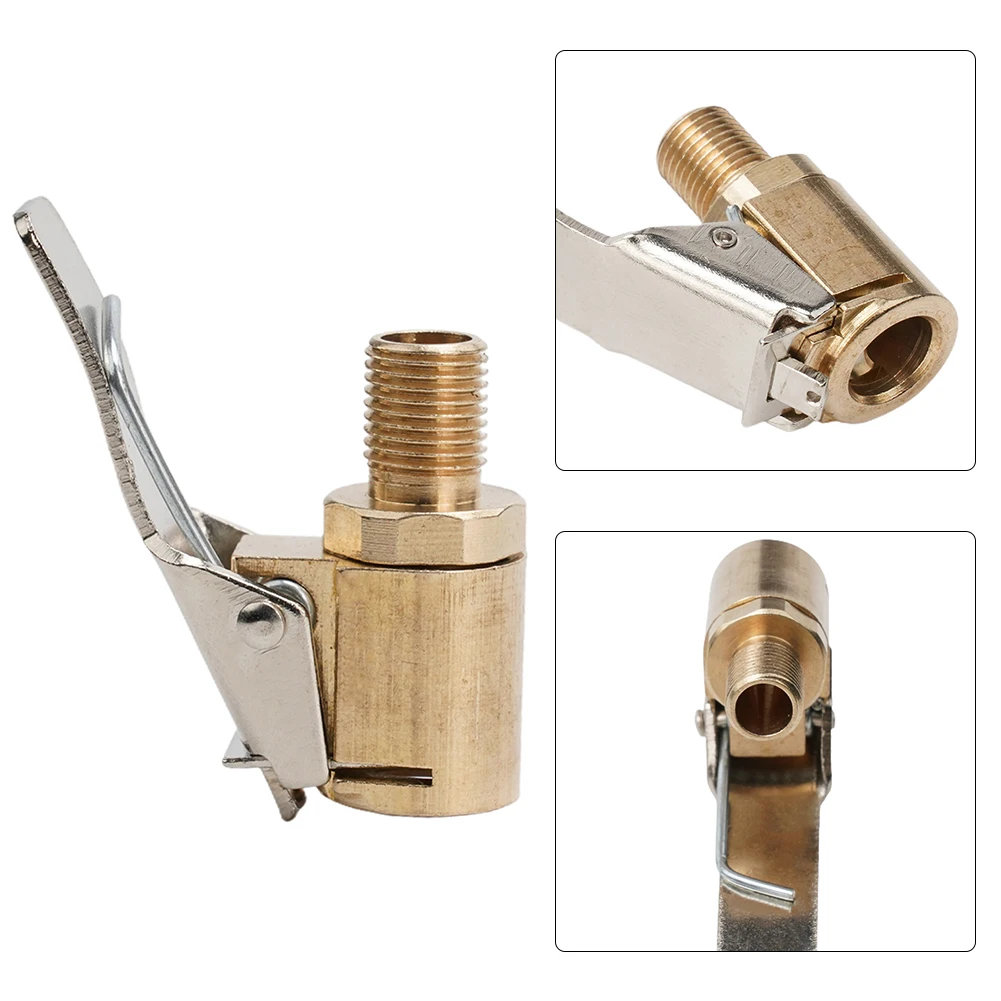Valve Inflator Connector Tool Parts Metal 8MM Car Air Pump Nozzle Adapter Head Clip Pumps Sporting Goods Durable
Valve Inflator Connector Tool Parts Metal 8MM Car Air Pump Nozzle Adapter Head Clip Pumps Sporting Goods Durable