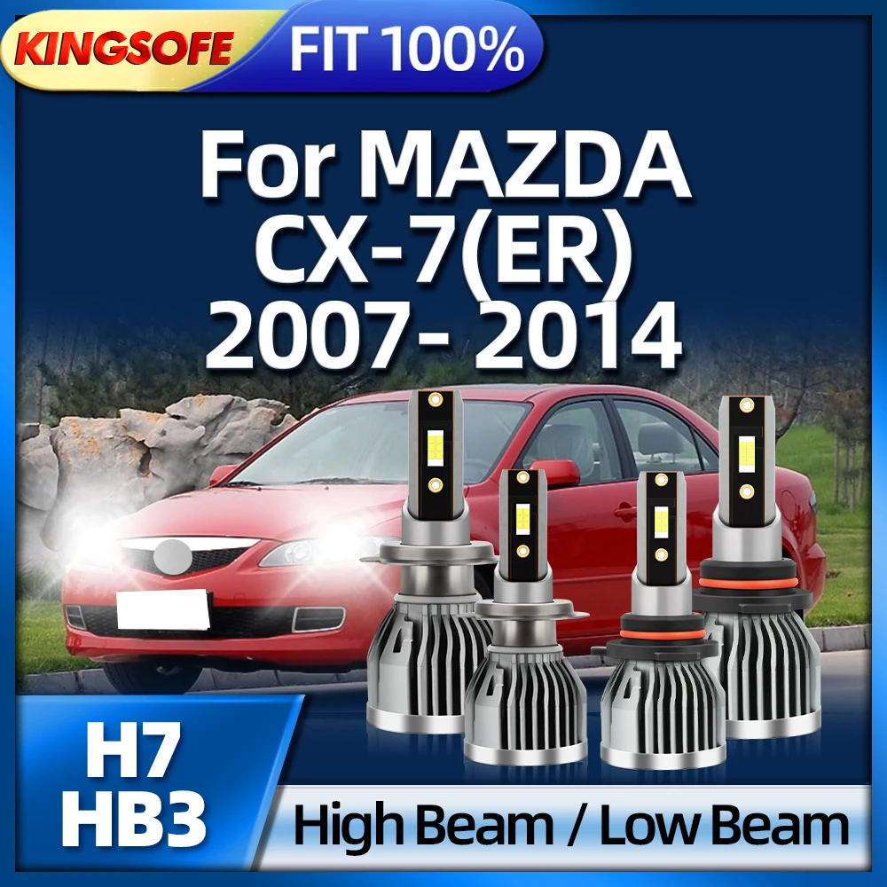 Лампы KINGSOFE для автомобильных передних фар, супер 40000Lm, для MAZDA CX7 ER 2007 2008 2009 2010 2011 2012 2013
Лампы KINGSOFE для автомобильных передних фар, супер 40000Lm, для MAZDA CX7 ER 2007 2008 2009 2010 2011 2012 2013