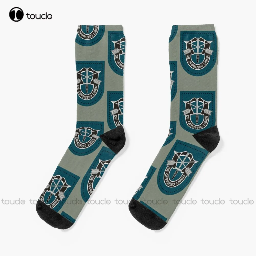 

19Th Special Forces Group (United States) Socks Red Socks 360° Digital Print Design Happy Cute Socks New Popular Funny Gift