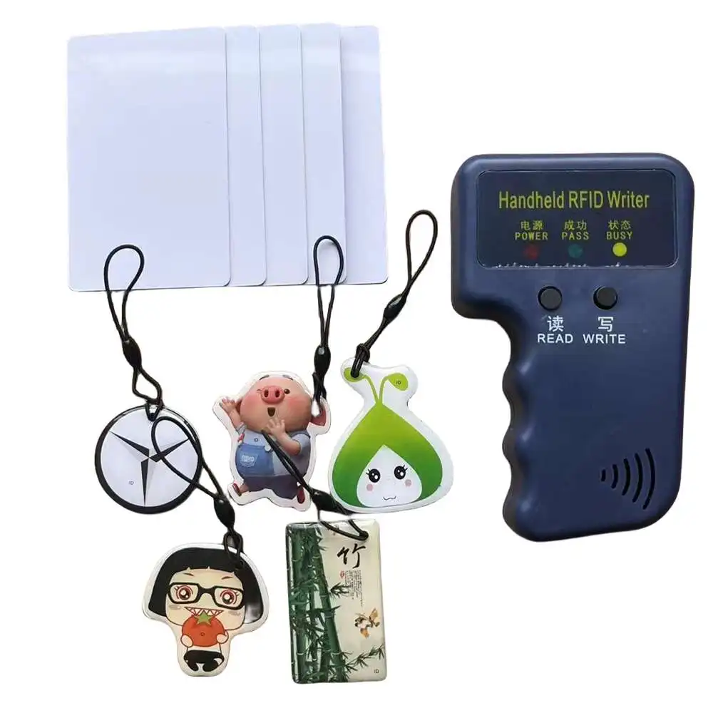 125KHz RFID Programmer Duplicator Copier Writer Reader Writer ID Card Cloner & Key Access Card Replicator Keychain Reader
125KHz RFID Programmer Duplicator Copier Writer Reader Writer ID Card Cloner & Key Access Card Replicator Keychain Reader