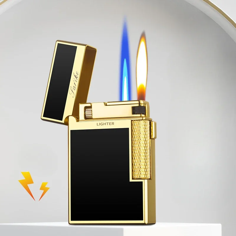 New Metal Double Flame Windproof Lighter Cool Butane Gas Direct Charge Open Fire Switch Butane Gas Inflatable Lighter Gift Tool
New Metal Double Flame Windproof Lighter Cool Butane Gas Direct Charge Open Fire Switch Butane Gas Inflatable Lighter Gift Tool