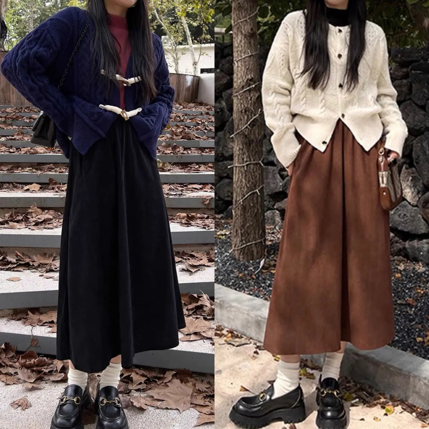 Corduroy Halfbody Skirt Women's Autumn/Winter Mid Length A-line Skirt Slim Retro Hepburn Style High Waist Umbrella Skirt
Corduroy Halfbody Skirt Women's Autumn/Winter Mid Length A-line Skirt Slim Retro Hepburn Style High Waist Umbrella Skirt