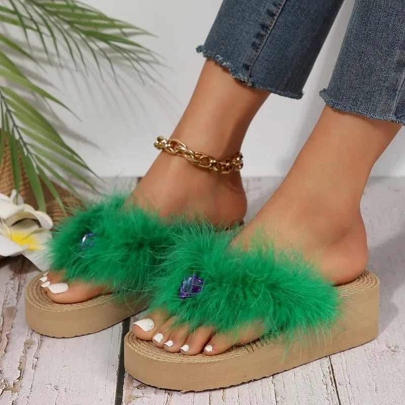 2024 Fashion Spring Summer Women Slippers Thick Womens Warm Slippers Size 41 Flip Flop Women Down Slippers Women
2024 Fashion Spring Summer Women Slippers Thick Womens Warm Slippers Size 41 Flip Flop Women Down Slippers Women
