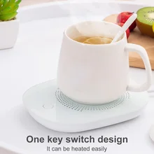 

USB Warmer Gadget Coffee Mug Warmer 55℃ Keep Temperature Beverage Cup Heater for Milk Tea Water Heating Pad