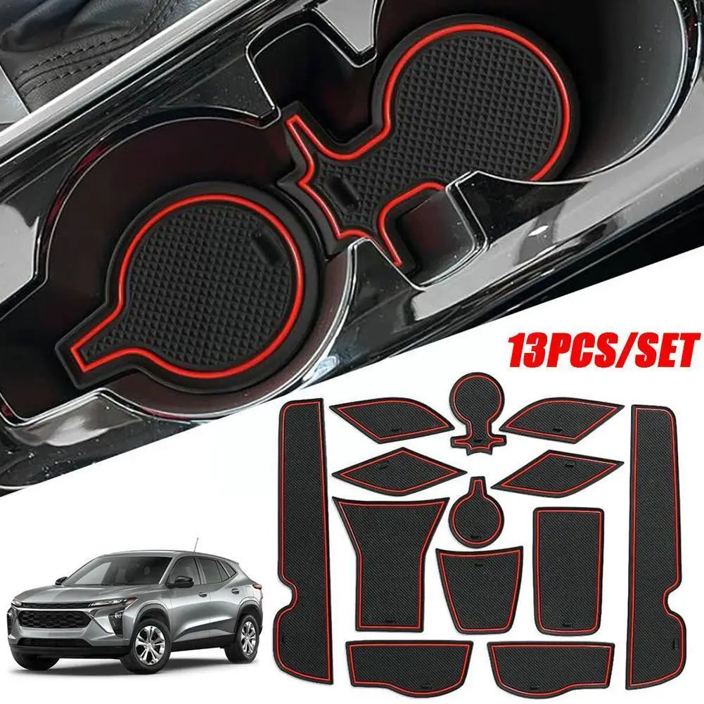 

Car Door Slot Gasket for Chevrolet Trax 2024 Dust Proof Non-slip PVC Car Gate Slot Mats Automotive Interior Accesso G8S4