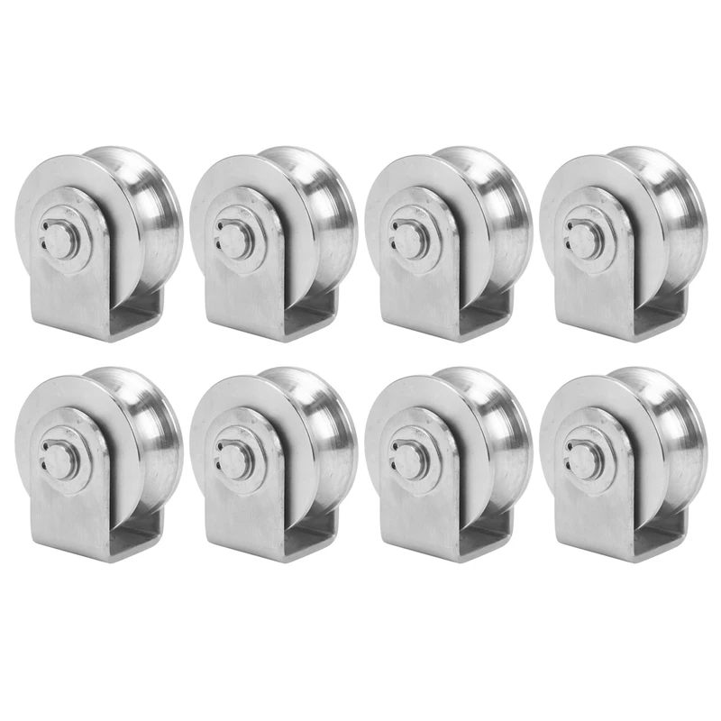 8X 2 Inch Roller Wheel Bearings U Groove Pulley Wheels Detachable Heavy Duty Grooved Wheel For Material Handling
8X 2 Inch Roller Wheel Bearings U Groove Pulley Wheels Detachable Heavy Duty Grooved Wheel For Material Handling