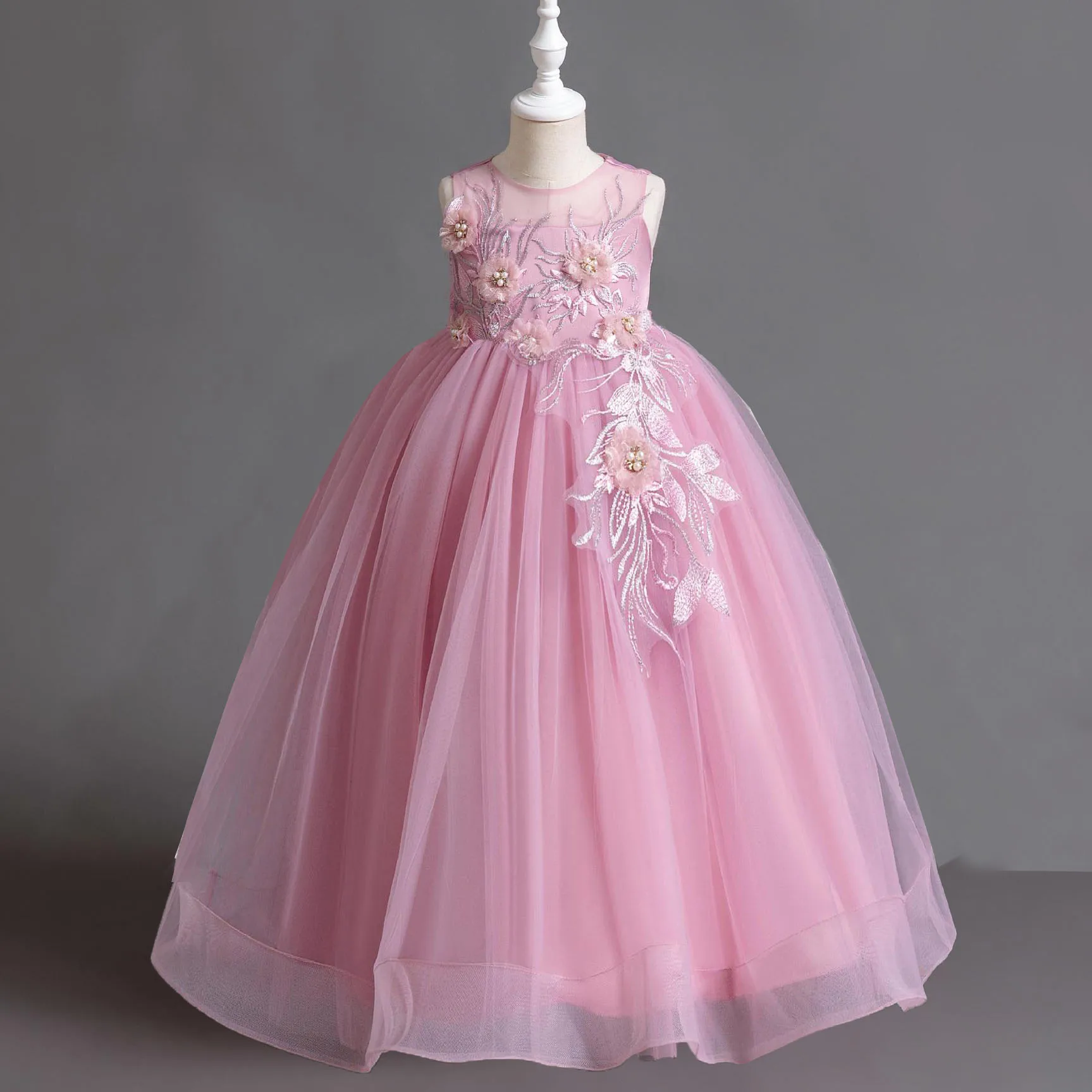 Fiona Little Big Girls 4-10 Years Embroidered Wedding Bridesmaid Flower Girl Birthday Party Formal Pageant Gown
Fiona Little Big Girls 4-10 Years Embroidered Wedding Bridesmaid Flower Girl Birthday Party Formal Pageant Gown