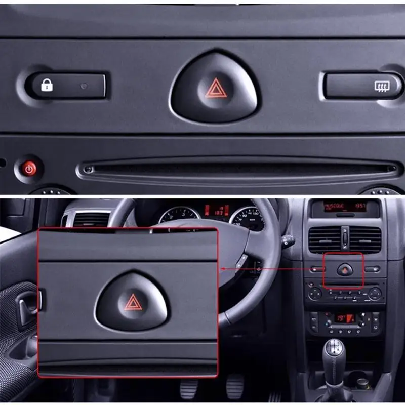 Emergency Hazard Lights Warning Switch Button Plastic & Metal High Reliability Warning Switch Button Fit For Clio II
Emergency Hazard Lights Warning Switch Button Plastic & Metal High Reliability Warning Switch Button Fit For Clio II