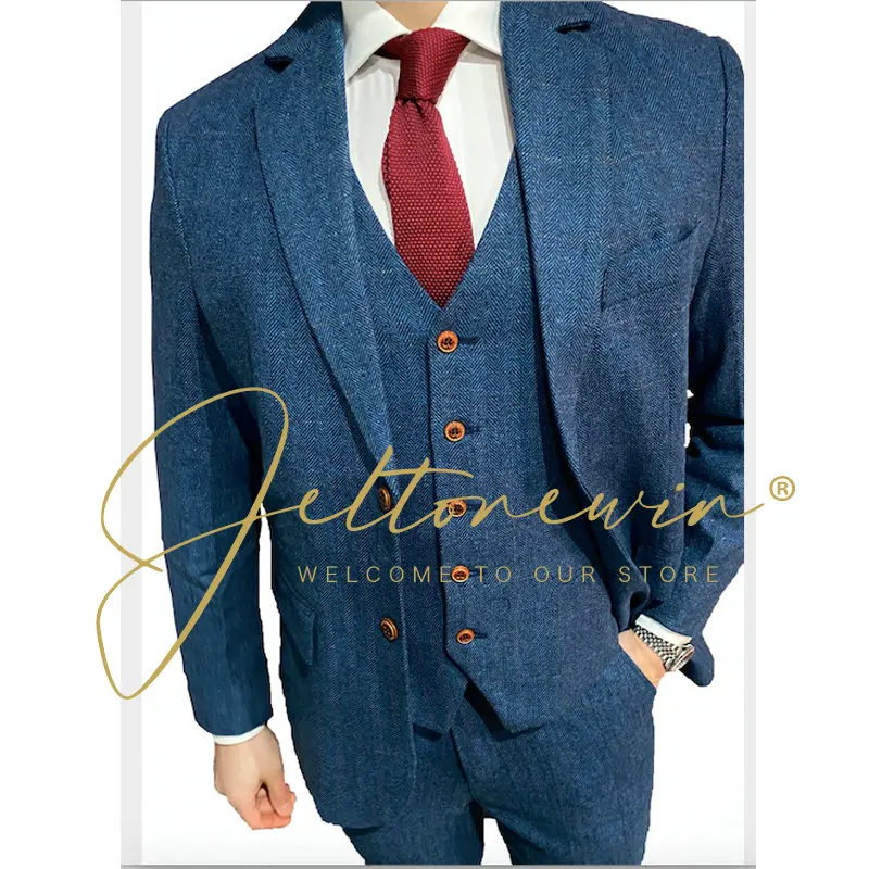 Men's Suits Formal Slim Fit 3 Piece Pointed Lapels Single Breasted Blazer Set Wedding Groom Tuxedo Costume Homme Mariage Terno
Men's Suits Formal Slim Fit 3 Piece Pointed Lapels Single Breasted Blazer Set Wedding Groom Tuxedo Costume Homme Mariage Terno