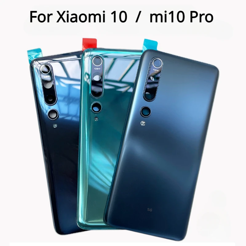 Back Battery Cover Door Rear Glass For Xiaomi Mi 10 5G Battery Cover Housing Case with Camera Lens Mi 10 Pro 5G
Back Battery Cover Door Rear Glass For Xiaomi Mi 10 5G Battery Cover Housing Case with Camera Lens Mi 10 Pro 5G