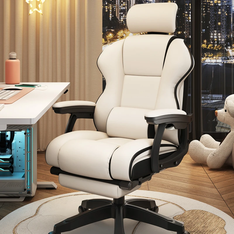 Comfortable Ergonomic Office Chairs Mobile Armchair Backrest Modern Office Chairs Minimalist Household Stoel Furniture WZ50OC 
Comfortable Ergonomic Office Chairs Mobile Armchair Backrest Modern Office Chairs Minimalist Household Stoel Furniture WZ50OC