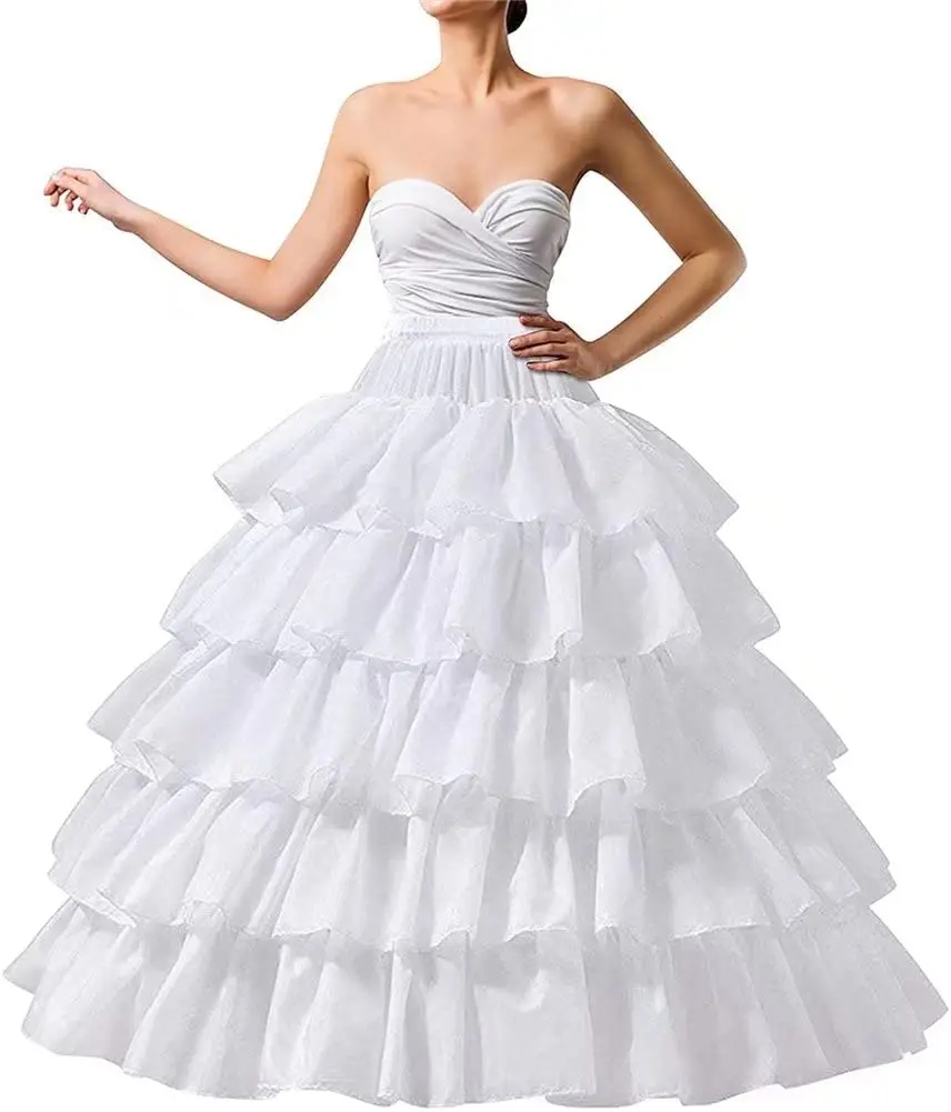 4 Hoops 5 Layers Ball Gown Black Petticoat Crinoline Big Ruffle Wedding Accessories Underskirts
4 Hoops 5 Layers Ball Gown Black Petticoat Crinoline Big Ruffle Wedding Accessories Underskirts