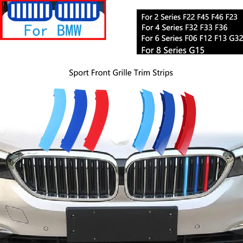 Car front grille decorative bumper strip Used for BMW F22 F45 LCI F46 F23 F33 F36 F06 F12 F13 G32 G15 F01 F11 2 4 6 8 series
Car front grille decorative bumper strip Used for BMW F22 F45 LCI F46 F23 F33 F36 F06 F12 F13 G32 G15 F01 F11 2 4 6 8 series
