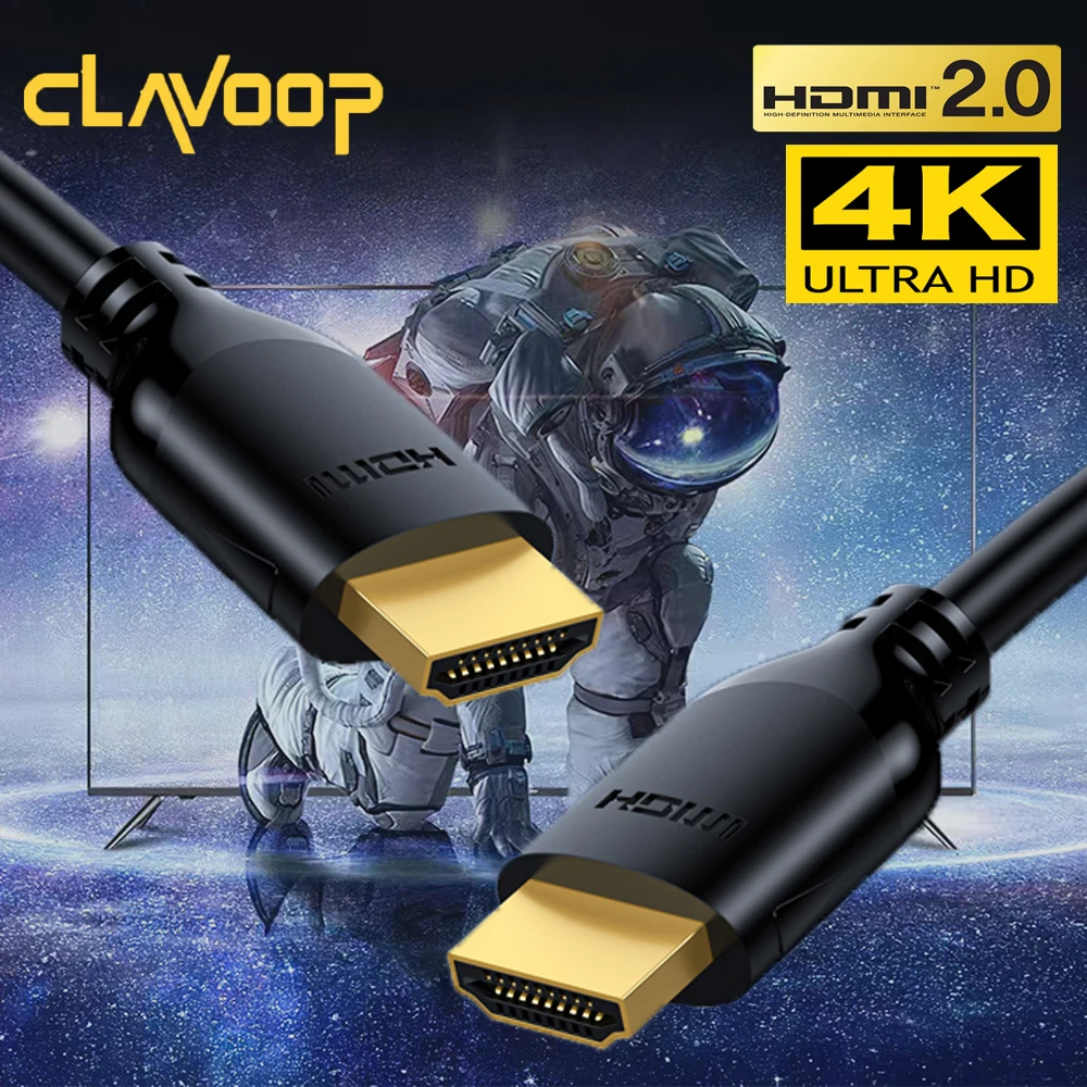 

HDMI Cable 4K@60Hz 1080P HDR 3D ARC Ethernet 18Gbps High Speed HDMI 2.0 Cable for Monitor Xbox X Playstation 5 Switch Fire TV