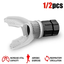 Breathing Fitness Exerciser Lung Respirator Fitness Trainer Water Silicone Breathing Mouthpiece Exercise Training Equipment Tool
Breathing Fitness Exerciser Lung Respirator Fitness Trainer Water Silicone Breathing Mouthpiece Exercise Training Equipment Tool