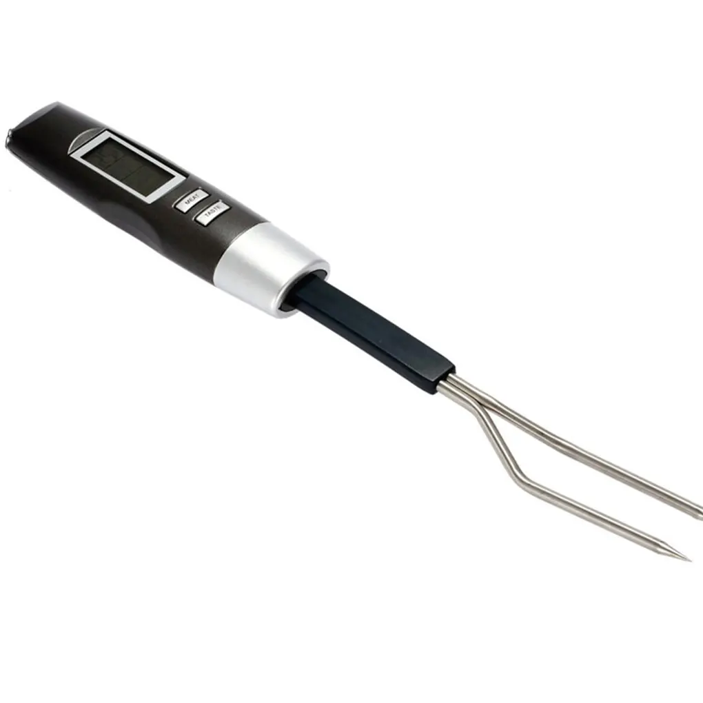 

Digital BBQ Electronic Meat Thermometer Barbecue Stainless Steel Fork Probe Grilling Roasting Temperature Meter