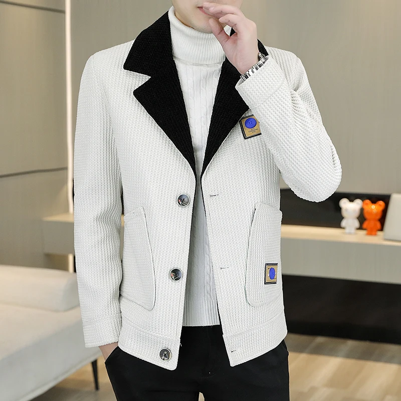 White Elegant Winter Coats And Jackets For Mens Fashionable Wollen Bomber Male 2023 Trendy Vintage Stylish Clothing Short Coat
White Elegant Winter Coats And Jackets For Mens Fashionable Wollen Bomber Male 2023 Trendy Vintage Stylish Clothing Short Coat