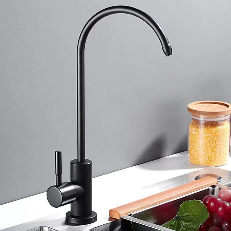 

Matte Black Direct Drinking Faucets Stainless Steel Kitchen Tap For Anti-Osmosis Purifier Water And Kitchen Sink Faucet