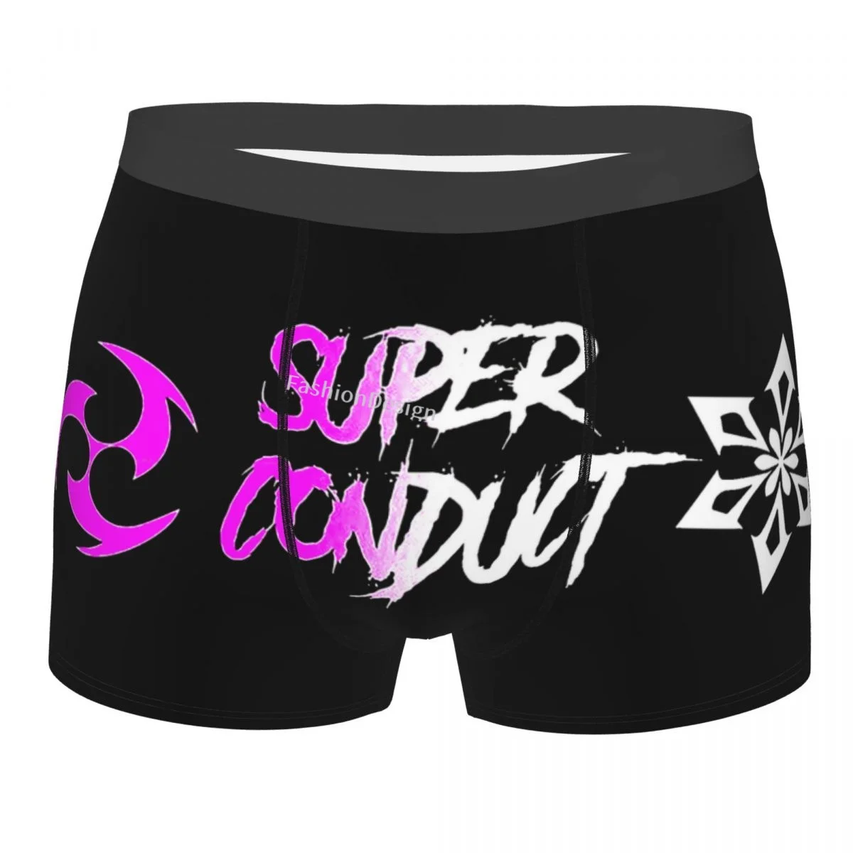 

Elemental Reaction SUPERCONDUCT Genshin Impact Game Paimon Teyvat Venti Childe Underpants Homme Panties Man Shorts Boxer Briefs