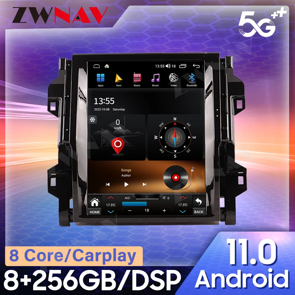 For Toyota Fortuner 2018-2020 CARPLAY Android 12 Car Radio Stereo Receiver Autoradio Multimedia Player GPS Navigation
For Toyota Fortuner 2018-2020 CARPLAY Android 12 Car Radio Stereo Receiver Autoradio Multimedia Player GPS Navigation