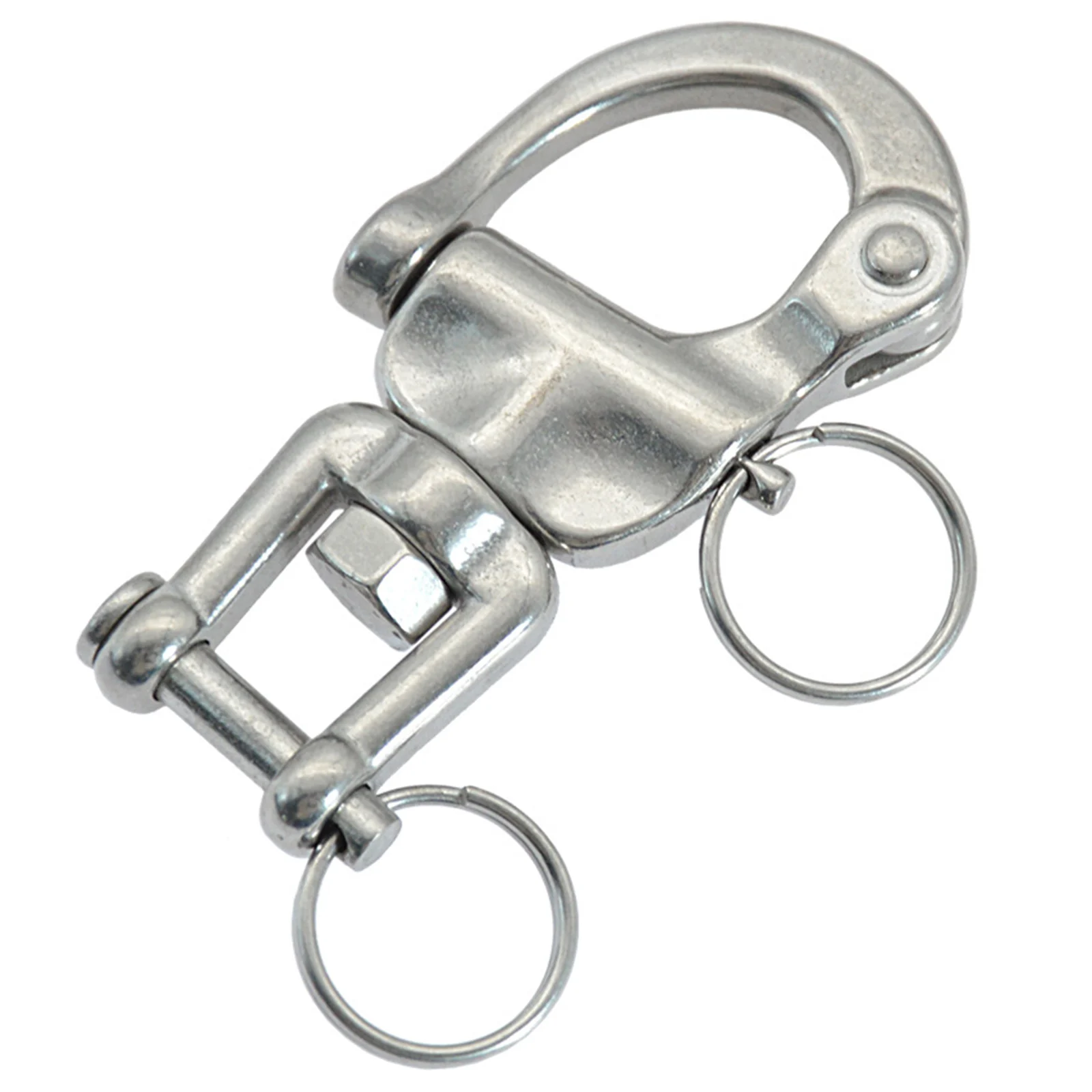 Stainless Steel Rotary Quick Buckle Spring Hand Pull Quick Release Buckle Outdoor Boat Rigging Diving Accessories Sliver
Stainless Steel Rotary Quick Buckle Spring Hand Pull Quick Release Buckle Outdoor Boat Rigging Diving Accessories Sliver