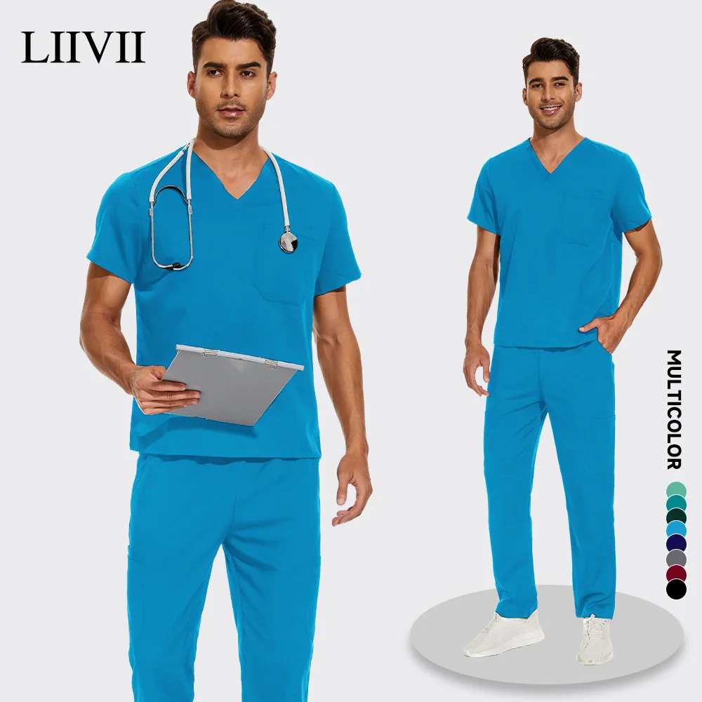 Dental Dentist Uniform Operating Room Doctor Costume Men Pharmacy Workwear Surgical Nurse Suit Breathable Veterinary Nursing Set
Dental Dentist Uniform Operating Room Doctor Costume Men Pharmacy Workwear Surgical Nurse Suit Breathable Veterinary Nursing Set