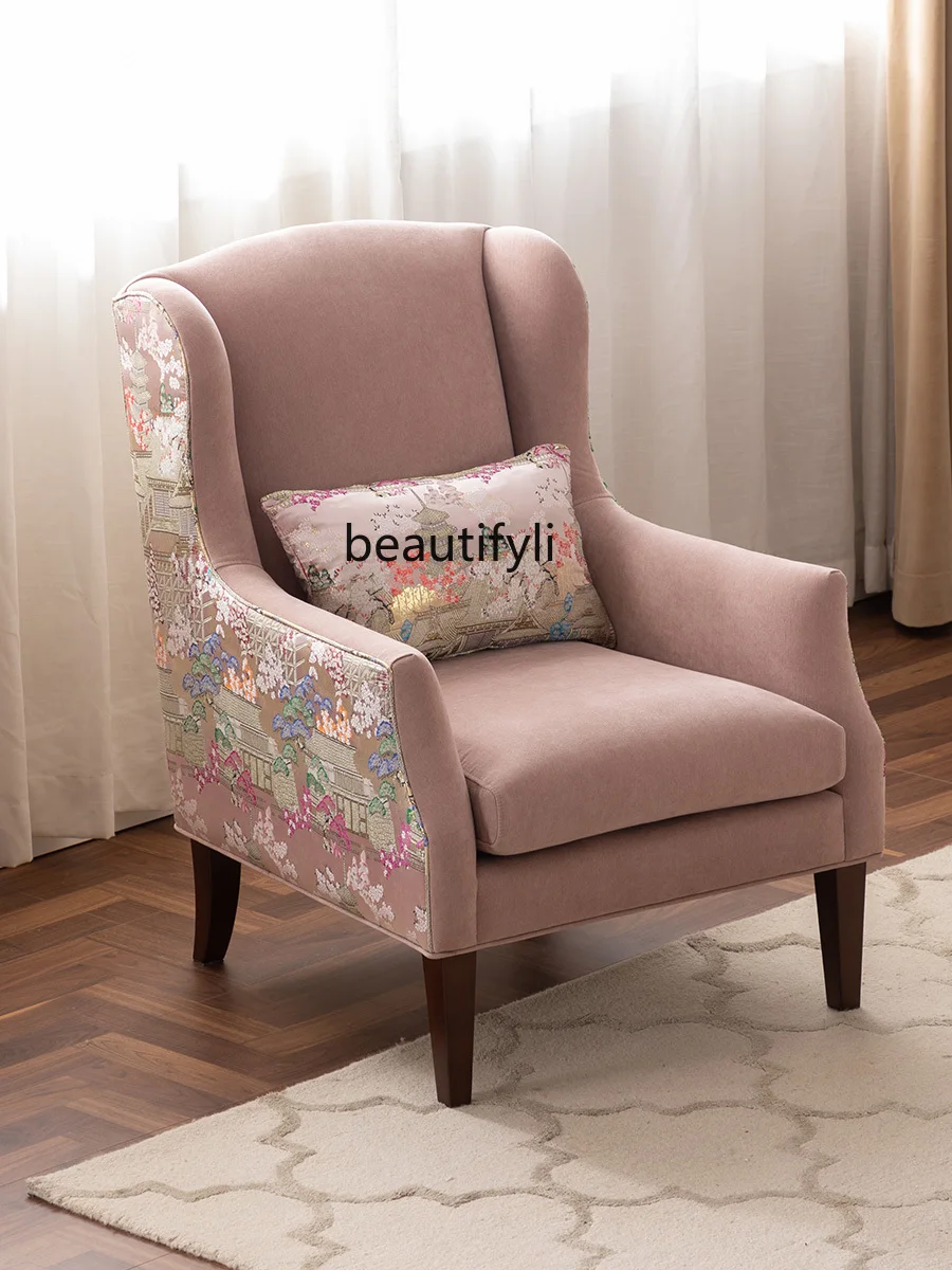 American Retro National Trend Embroidered Fabric Tiger Chair Small Apartment Single Sofa Bedroom Leisure Chair
American Retro National Trend Embroidered Fabric Tiger Chair Small Apartment Single Sofa Bedroom Leisure Chair
